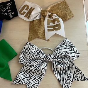 cheer hair bows